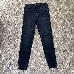 Just Black Denim Skinny Distressed Black Jeans